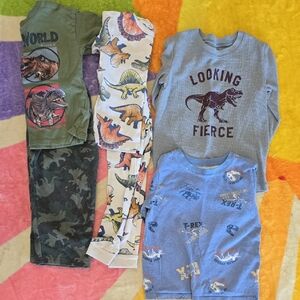 Dinosaur Themed Kids Pajama Set